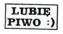 Naszywka - lubię piwo:)