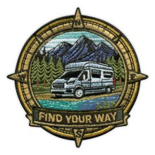Kamper - FIND YOUR WAY - Kierunki Świata Kompas - NSEW