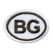 Samochodowe oznaczenie kraju - BG - Bułgaria